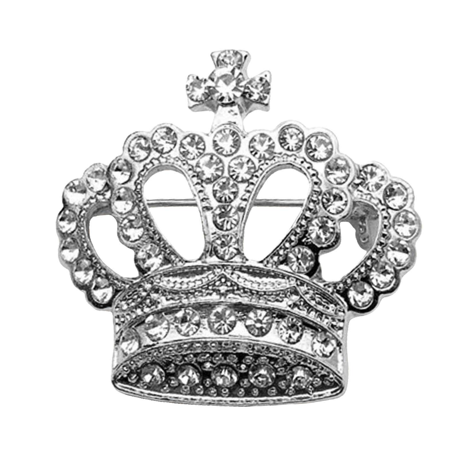 Crown Brooch Women's Pin Brooch Jewelry Accessories Gifts Temperament Suit - Picture 13 of 14