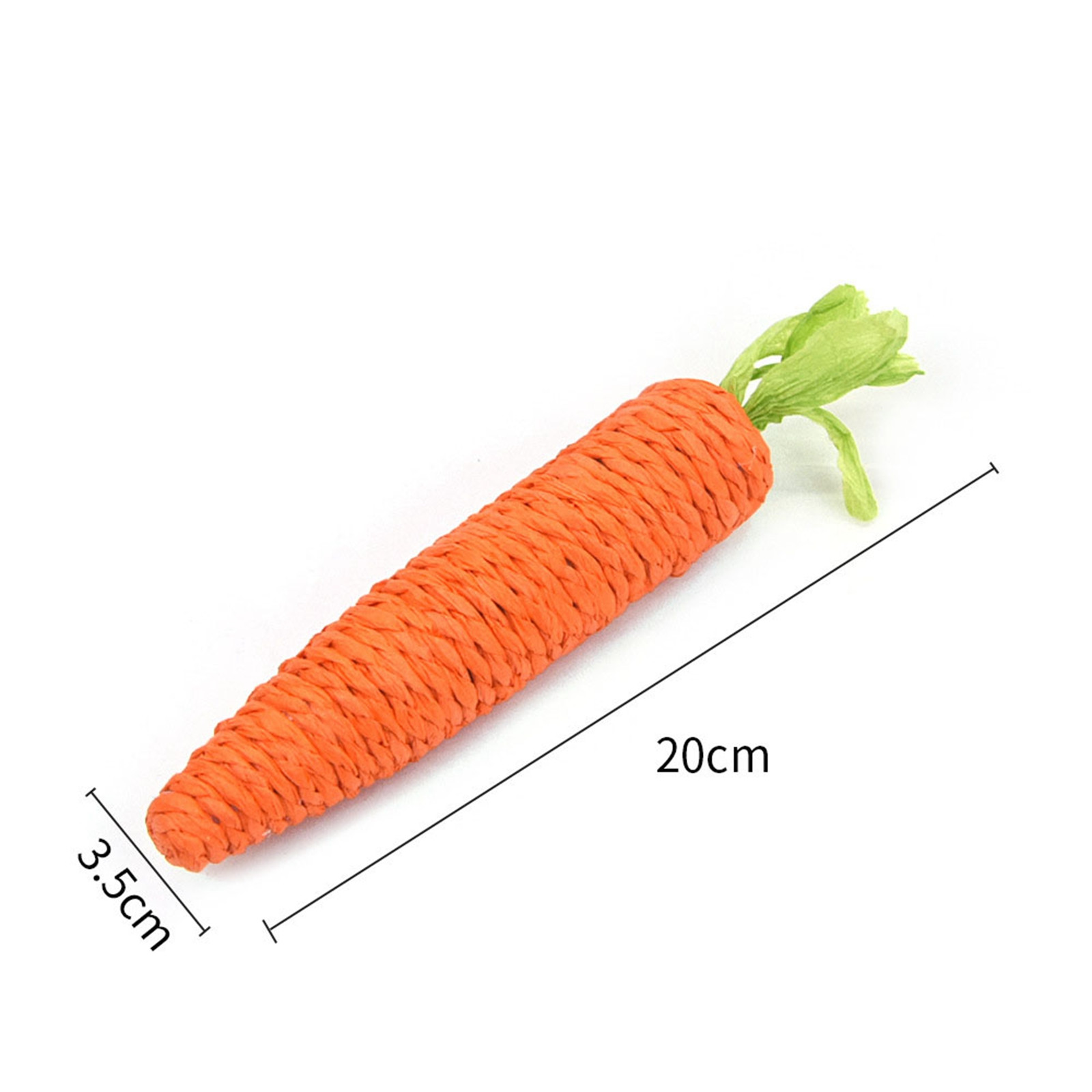 Cat Toy Carrot Self Pleasure Soothing Tool Teeth Grinding Sisal Teasing - Picture 13 of 13