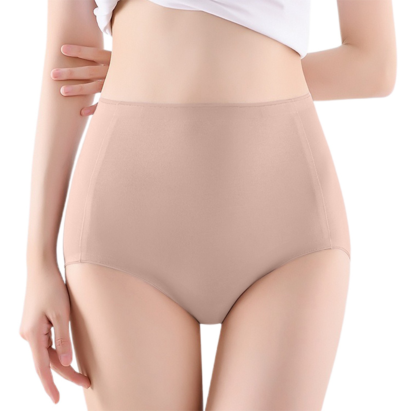 Women's High Waist Plus 7A Crotch Lift Seamless Panties - Bild 30 von 34