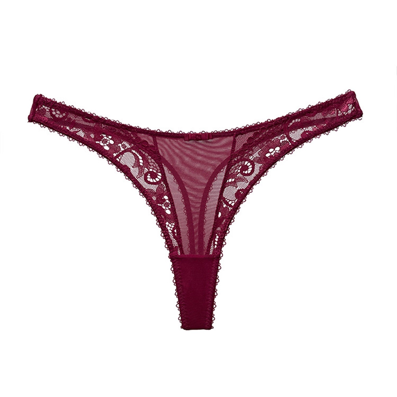 Womens Thong Sexy Lace Panties Stretch Soft Ladies Hipster Briefs Underwear - Bild 17 von 21