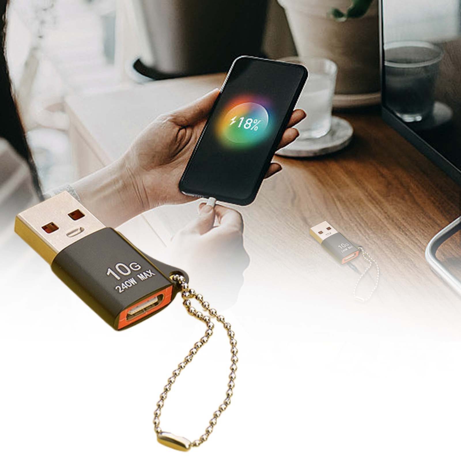 Adaptador USB a Tipo C ¡Transferencia rápida de datos y diseño súper compacto! Perfecto para - Imagen 9 de 17