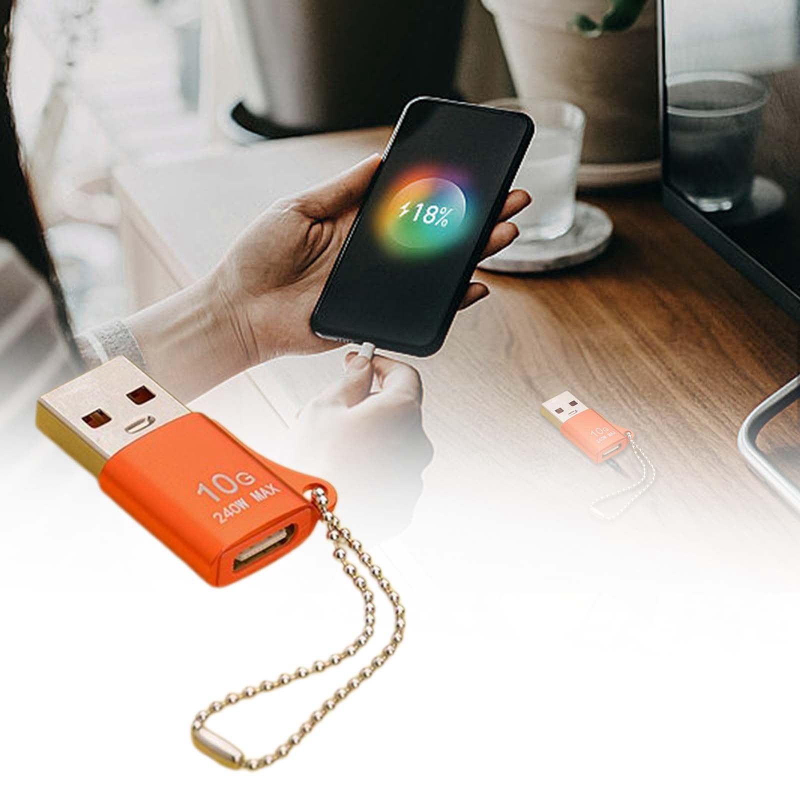 Adaptador USB a Tipo C ¡Transferencia rápida de datos y diseño súper compacto! Perfecto para - Imagen 15 de 17