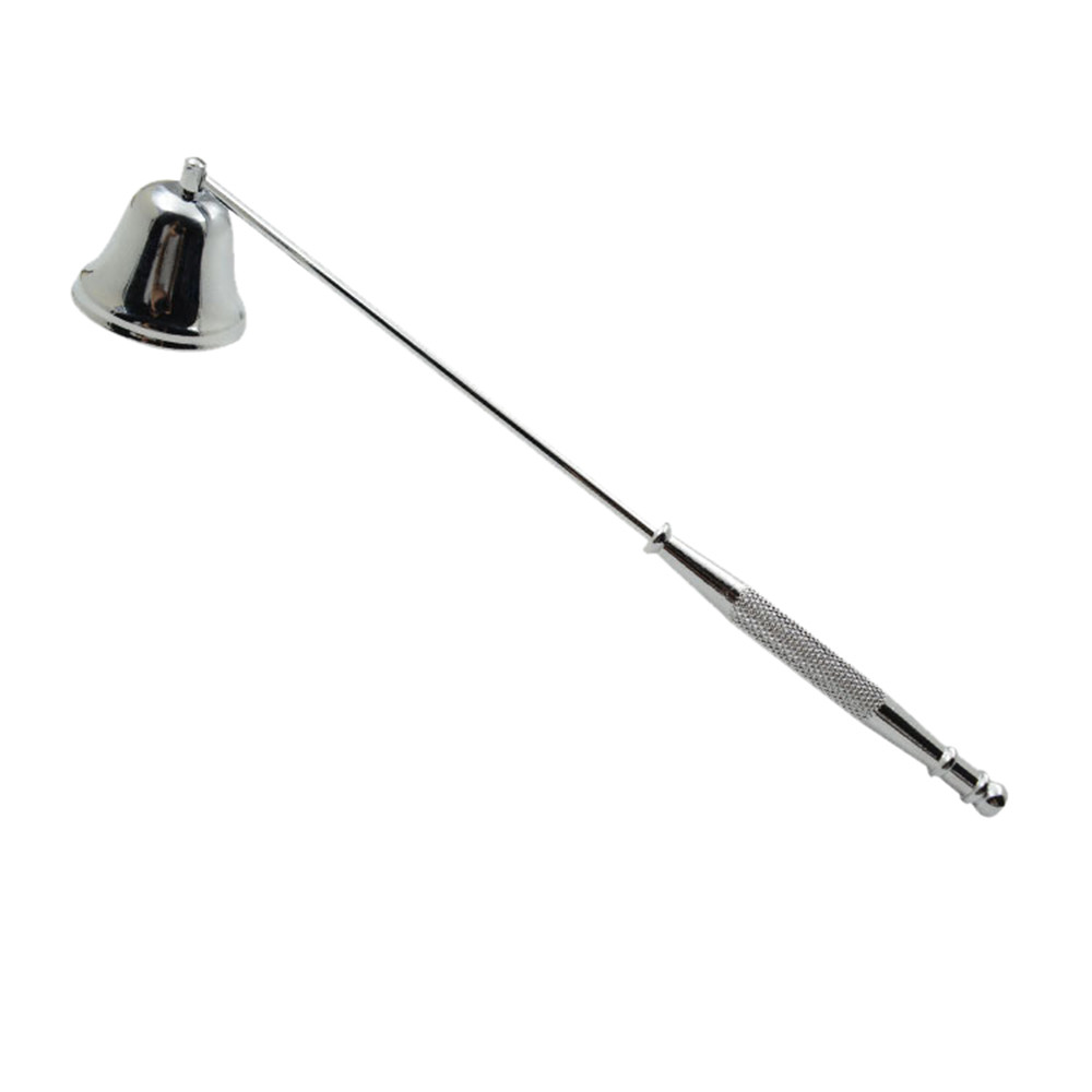 Stainless Steel Smokeless Candle Wick Bell Snuffer Home Hand Put Off Tool Kit