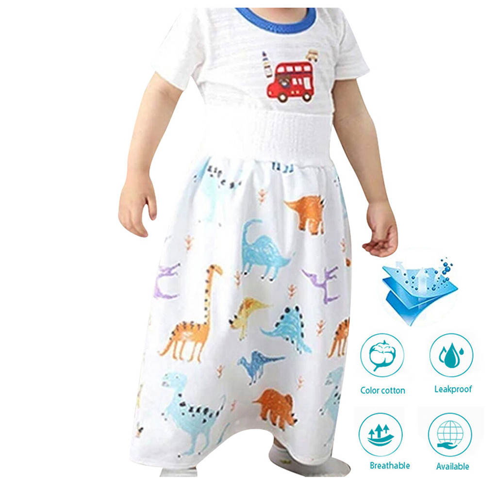 Basketball Shorts Packs for Boys Comfy Reusable Baby Diaper Skirt Shorts 2 in 1
