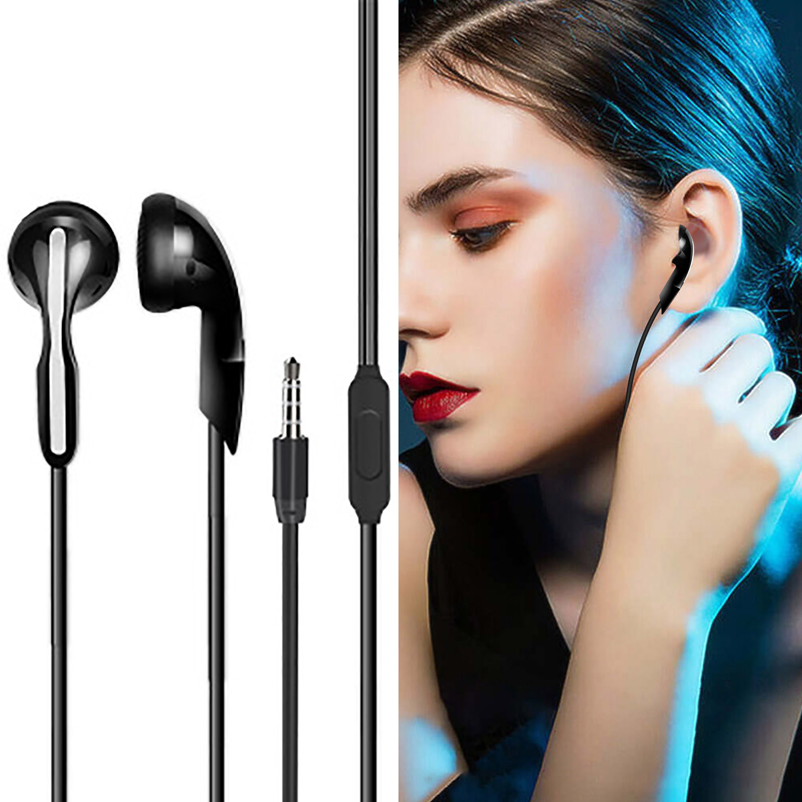 Earphones In Ear Headphones With Microphone 3.5mm Wired Earbuds For Ios And - Bild 12 von 17