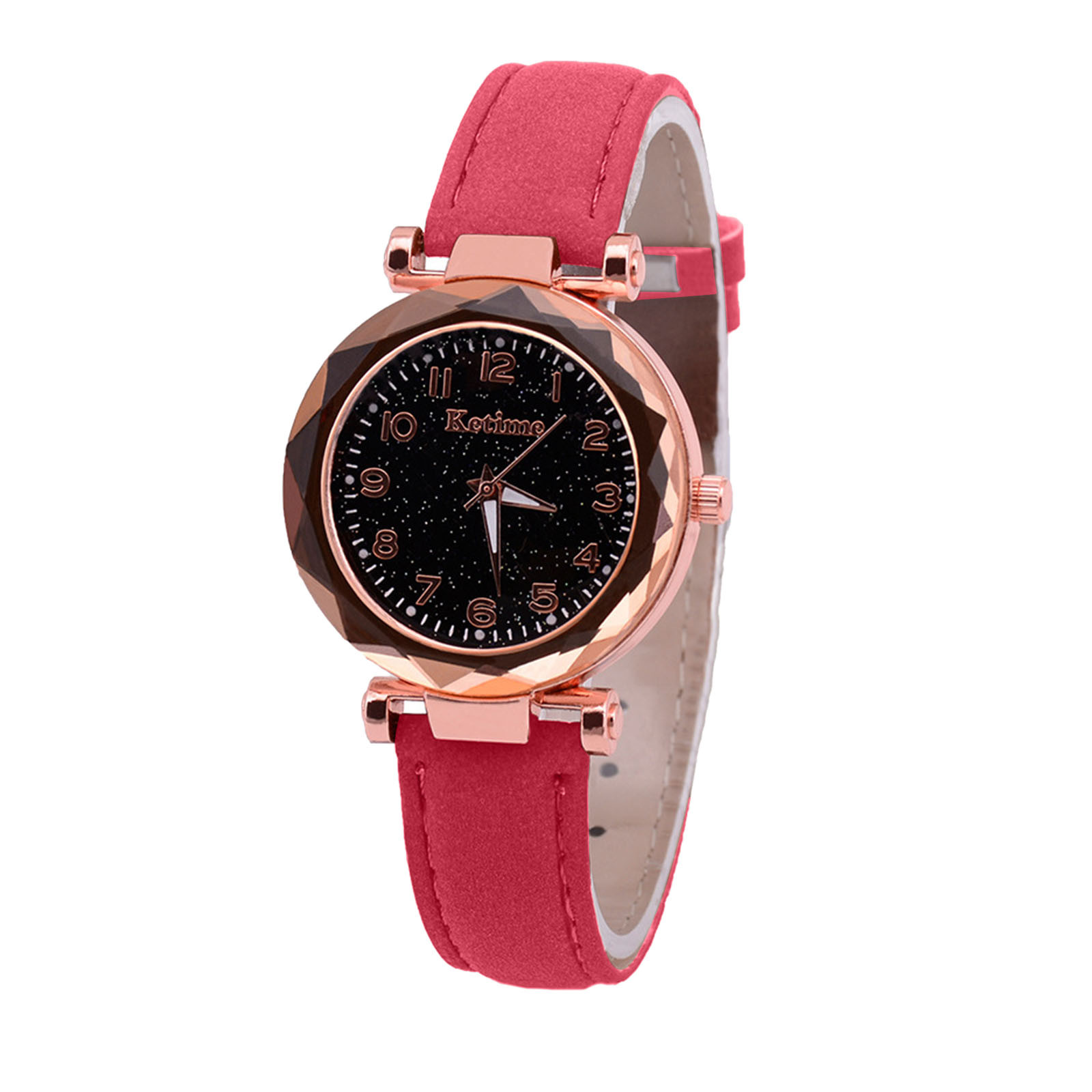 Quartz Watch Ladies Watch Digital Starry Sky Luminous Belt Watch Women's Watch - Picture 41 of 54