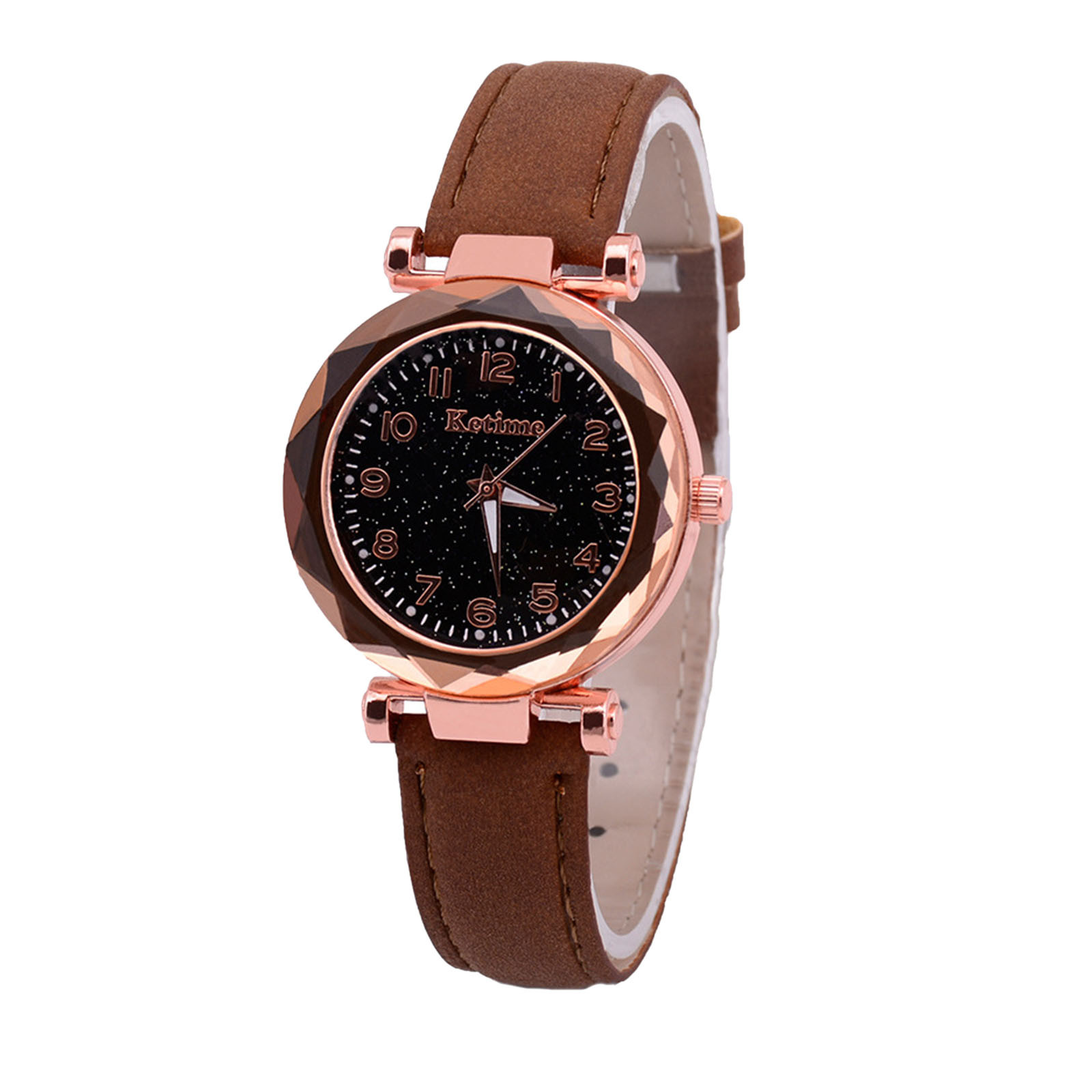 Quartz Watch Ladies Watch Digital Starry Sky Luminous Belt Watch Women's Watch - Picture 32 of 54