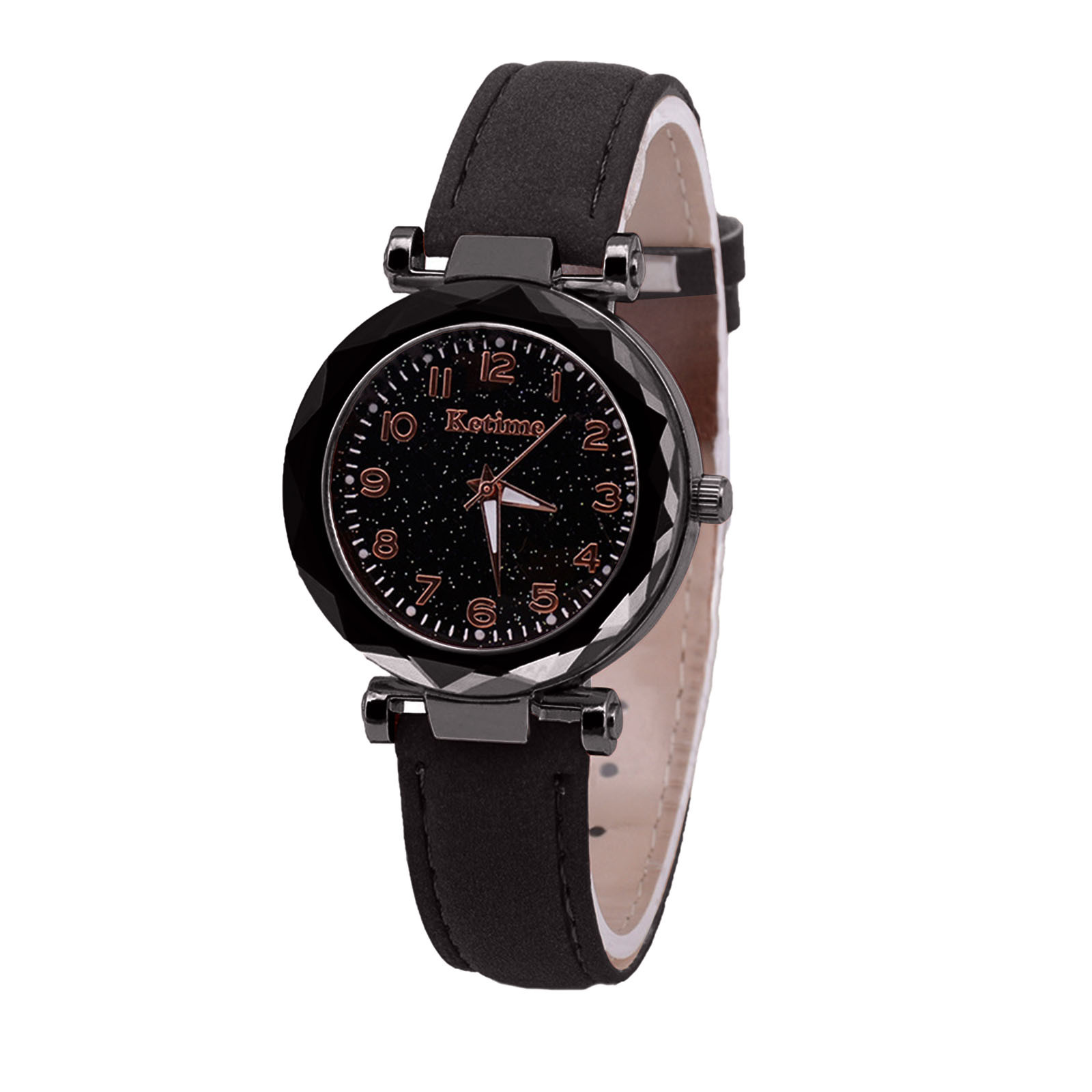 Quartz Watch Ladies Watch Digital Starry Sky Luminous Belt Watch Women's Watch - Picture 26 of 54