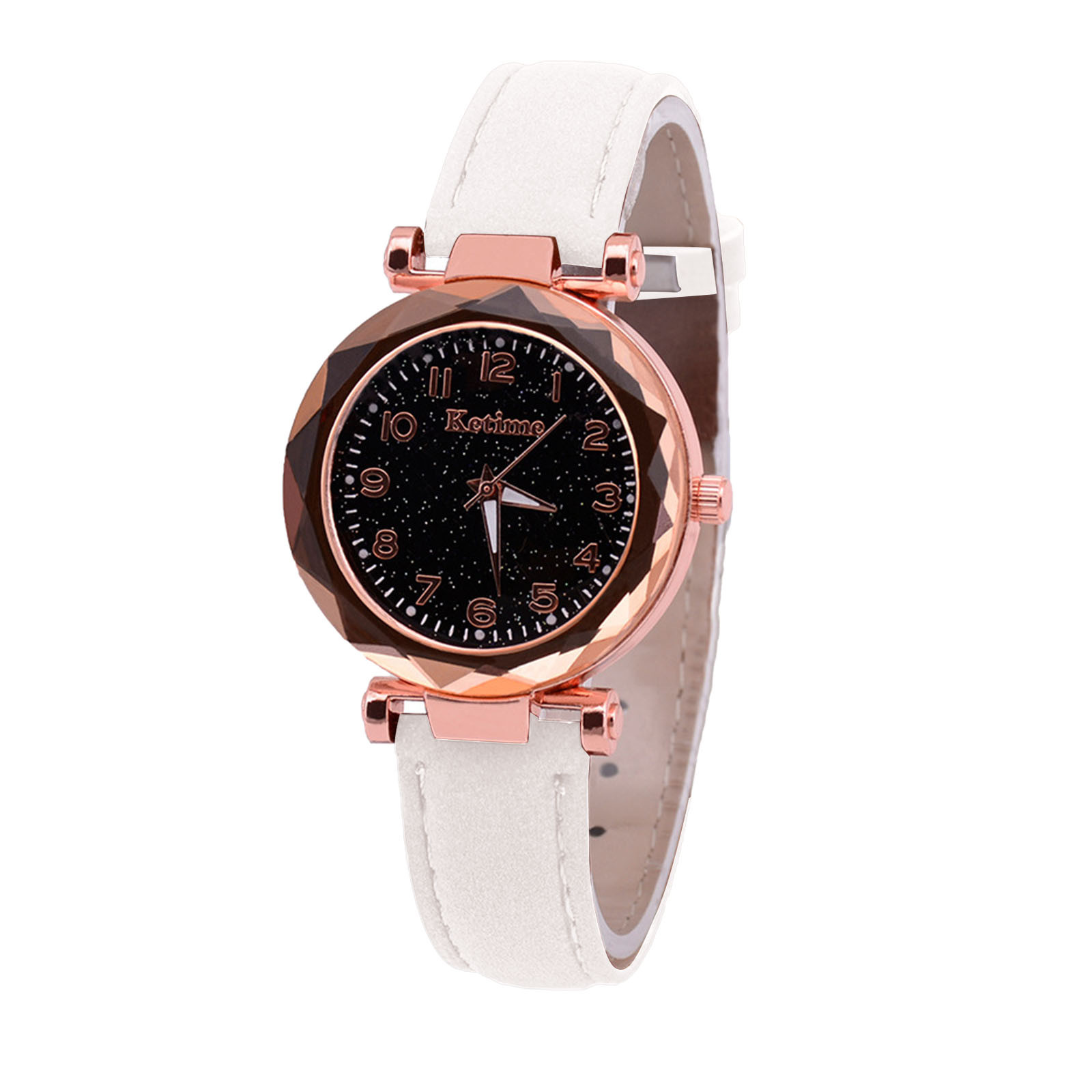 Quartz Watch Ladies Watch Digital Starry Sky Luminous Belt Watch Women's Watch - Picture 53 of 54