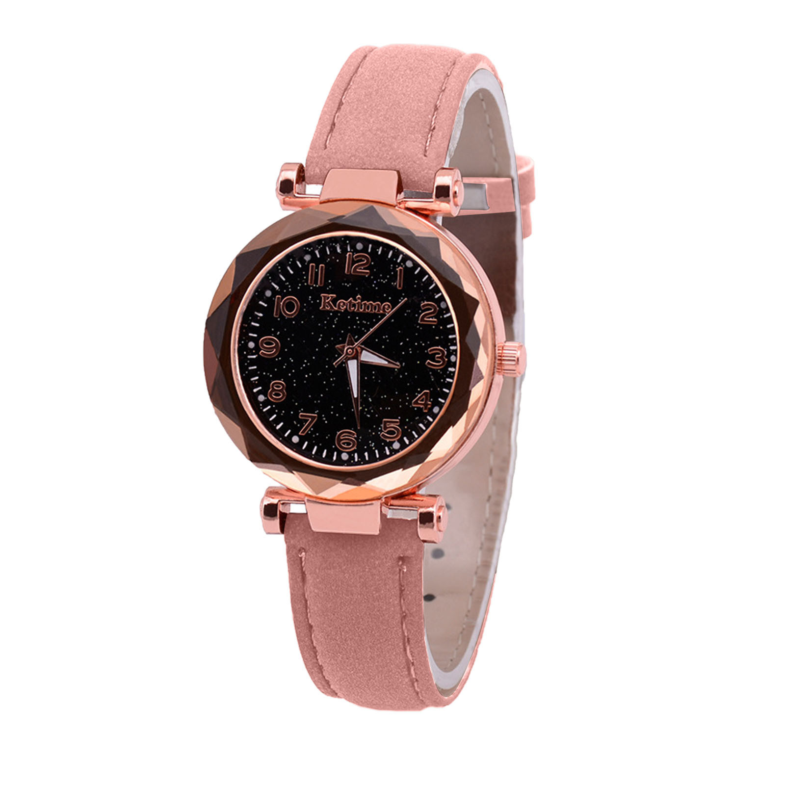 Quartz Watch Ladies Watch Digital Starry Sky Luminous Belt Watch Women's Watch - Picture 44 of 54