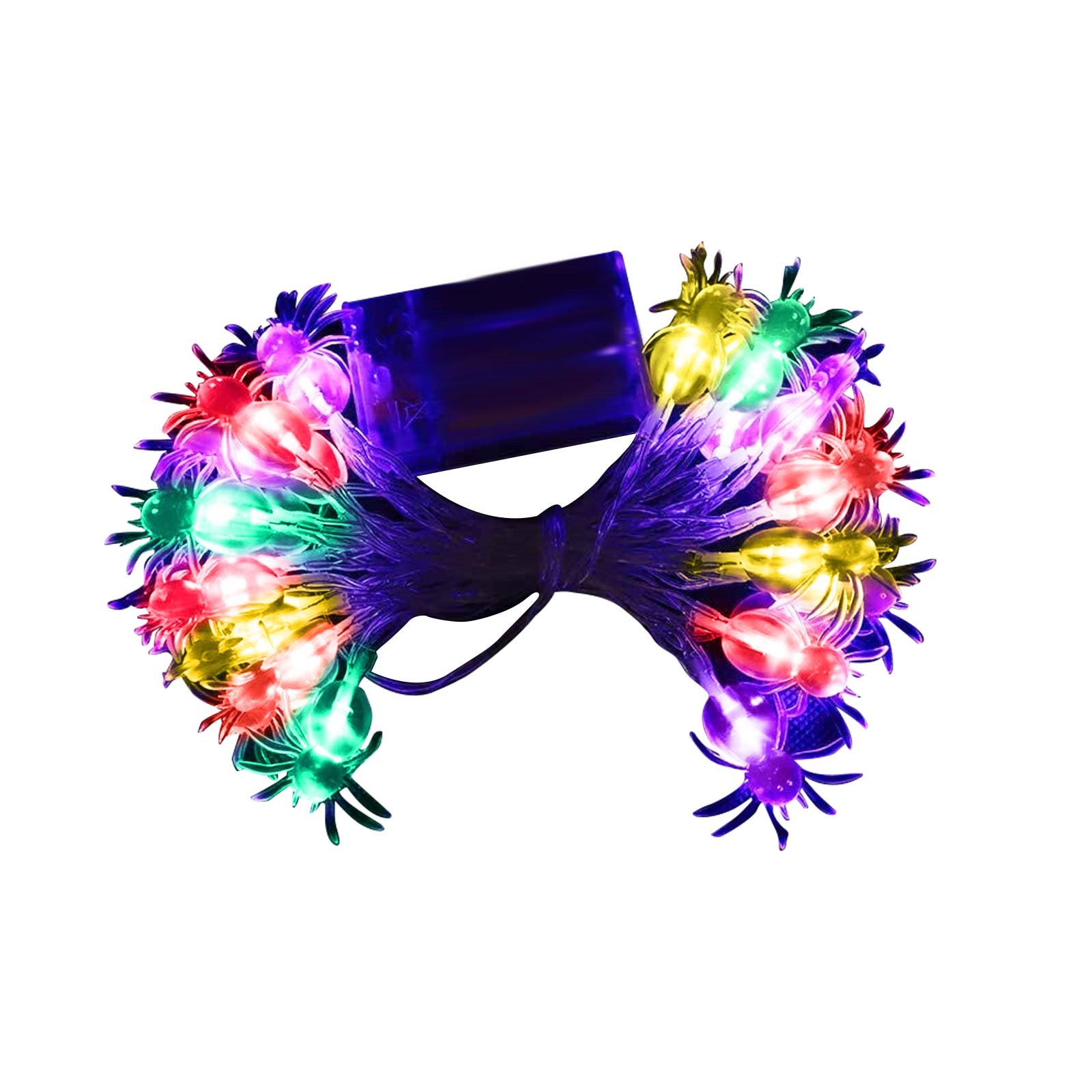 Halloween String Lights 10/20/30pcs LED Color Spiderss Lights With - Picture 35 of 36