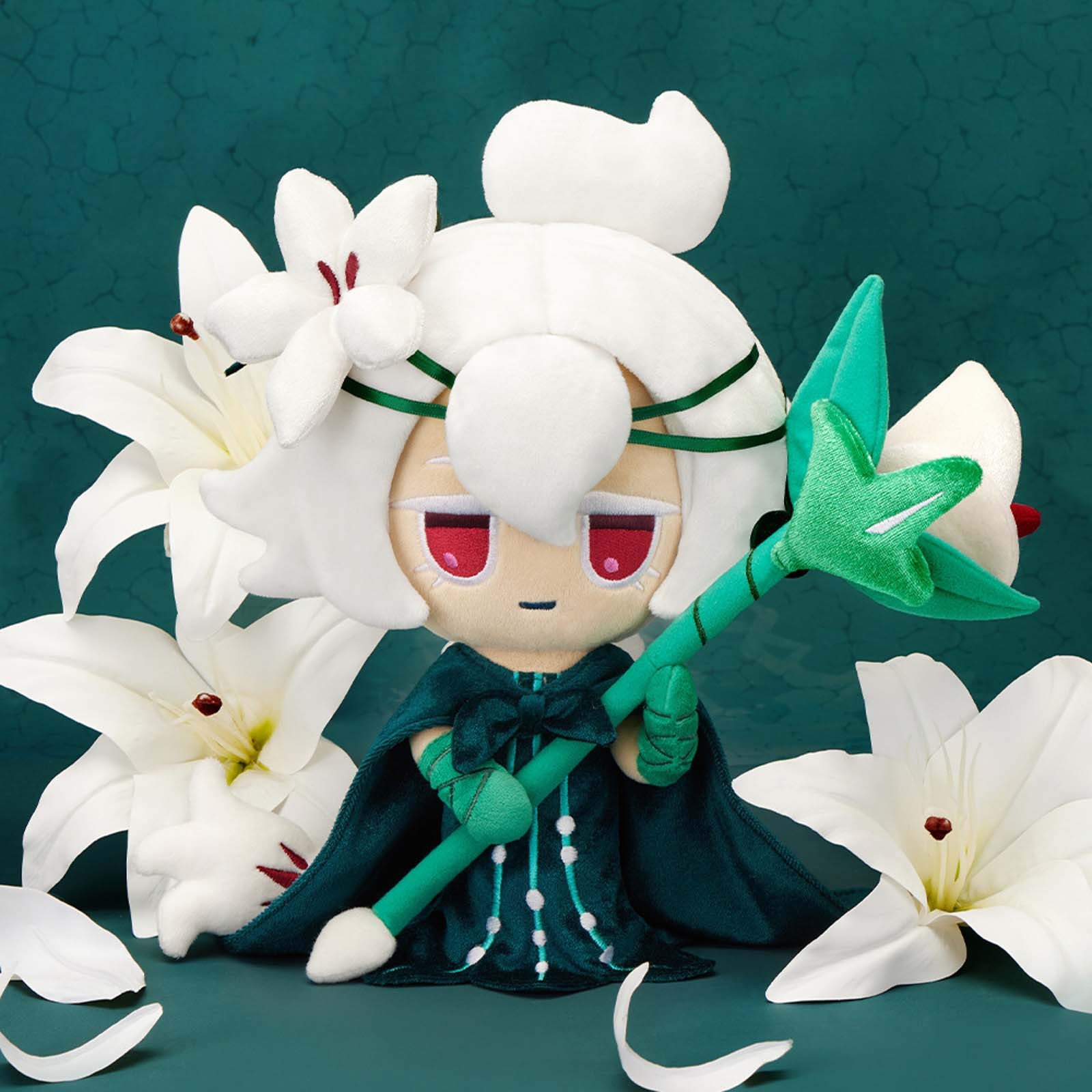 Cookie Run Kingdom Saint White Lily Soft Plush Toy Soft Doll New