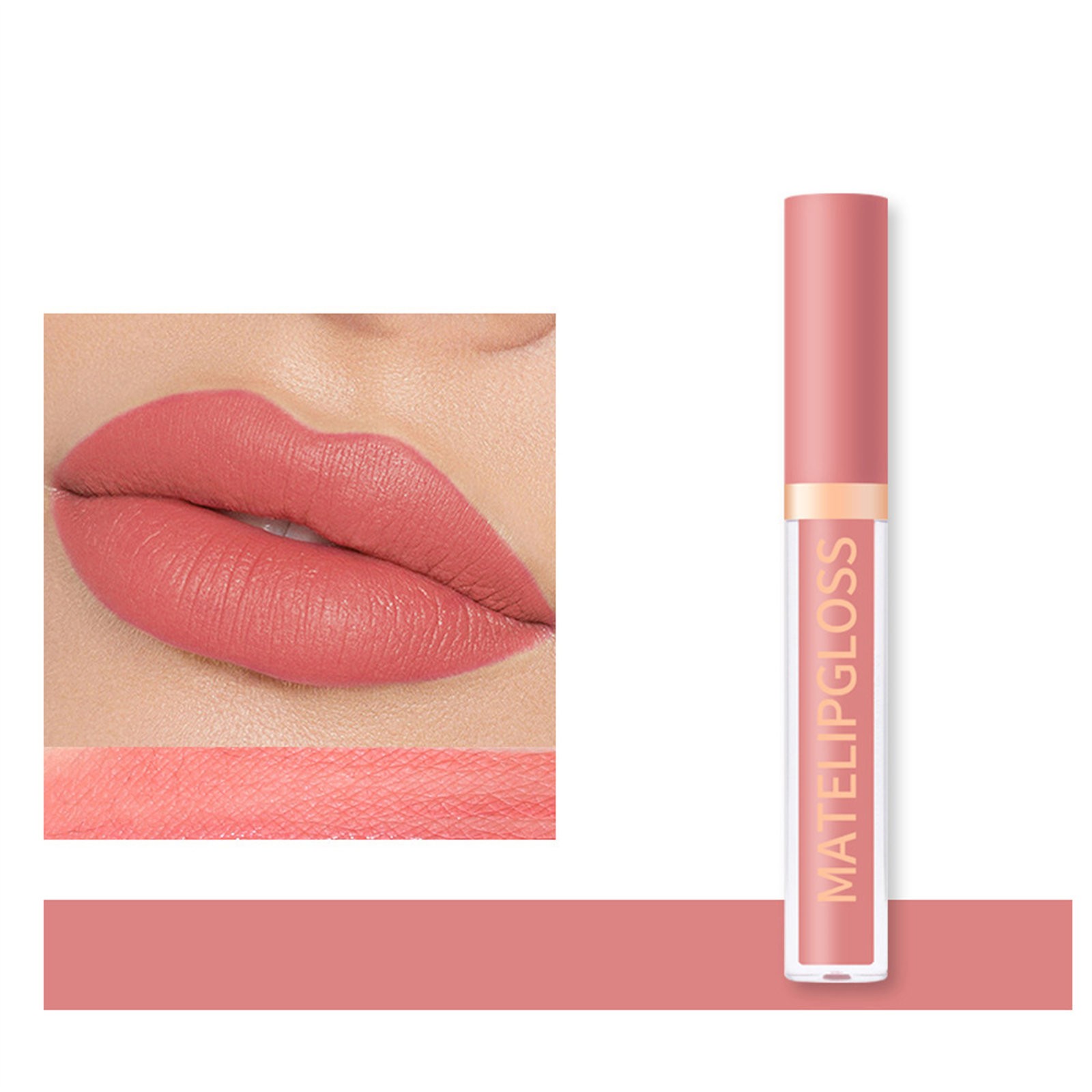 Mattes Liquid Lipstick Lip Plumper Makeup Pigmented Long Lasting Lip Gloss - Picture 31 of 60