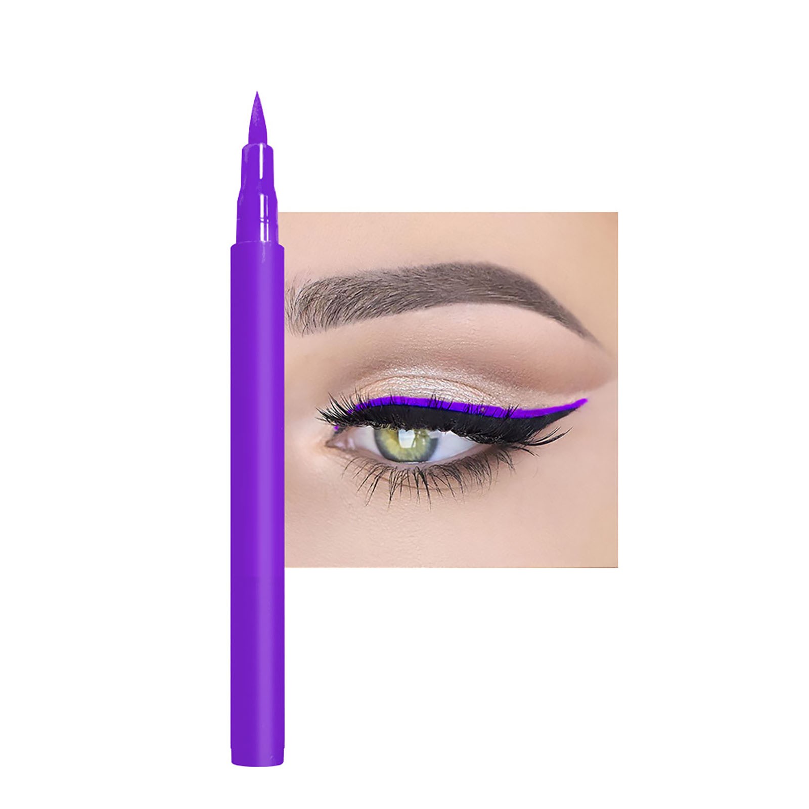 Color Liquid Eyeliner Pen Durable Smooth Eyeliner Liquid Pen No Eyeliner Satin - Picture 38 of 55