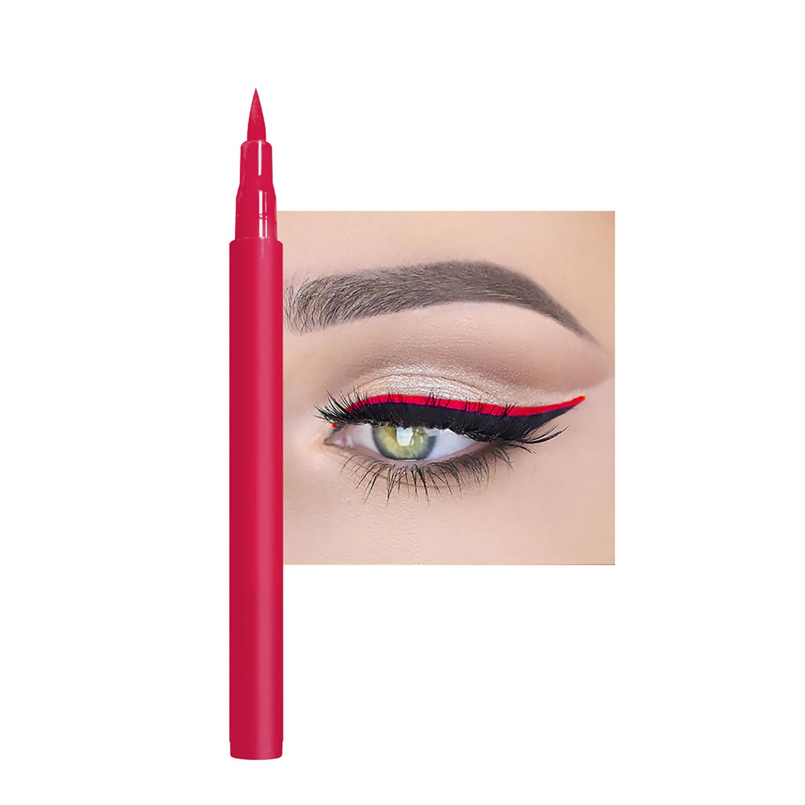Color Liquid Eyeliner Pen Durable Smooth Eyeliner Liquid Pen No Eyeliner Satin - Picture 20 of 55