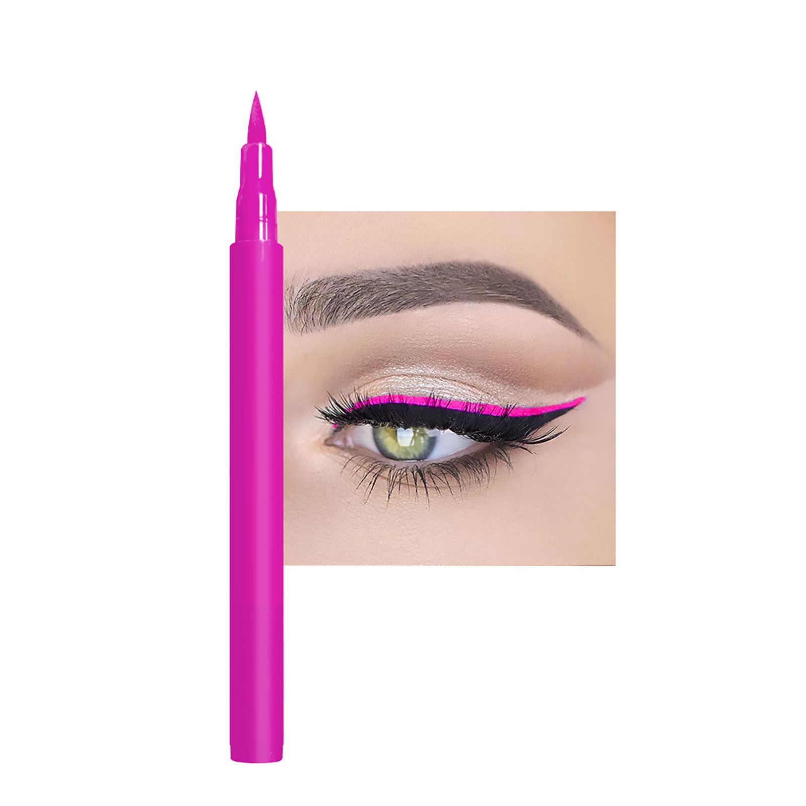 Color Liquid Eyeliner Pen Durable Smooth Eyeliner Liquid Pen No Eyeliner Satin - Picture 41 of 55