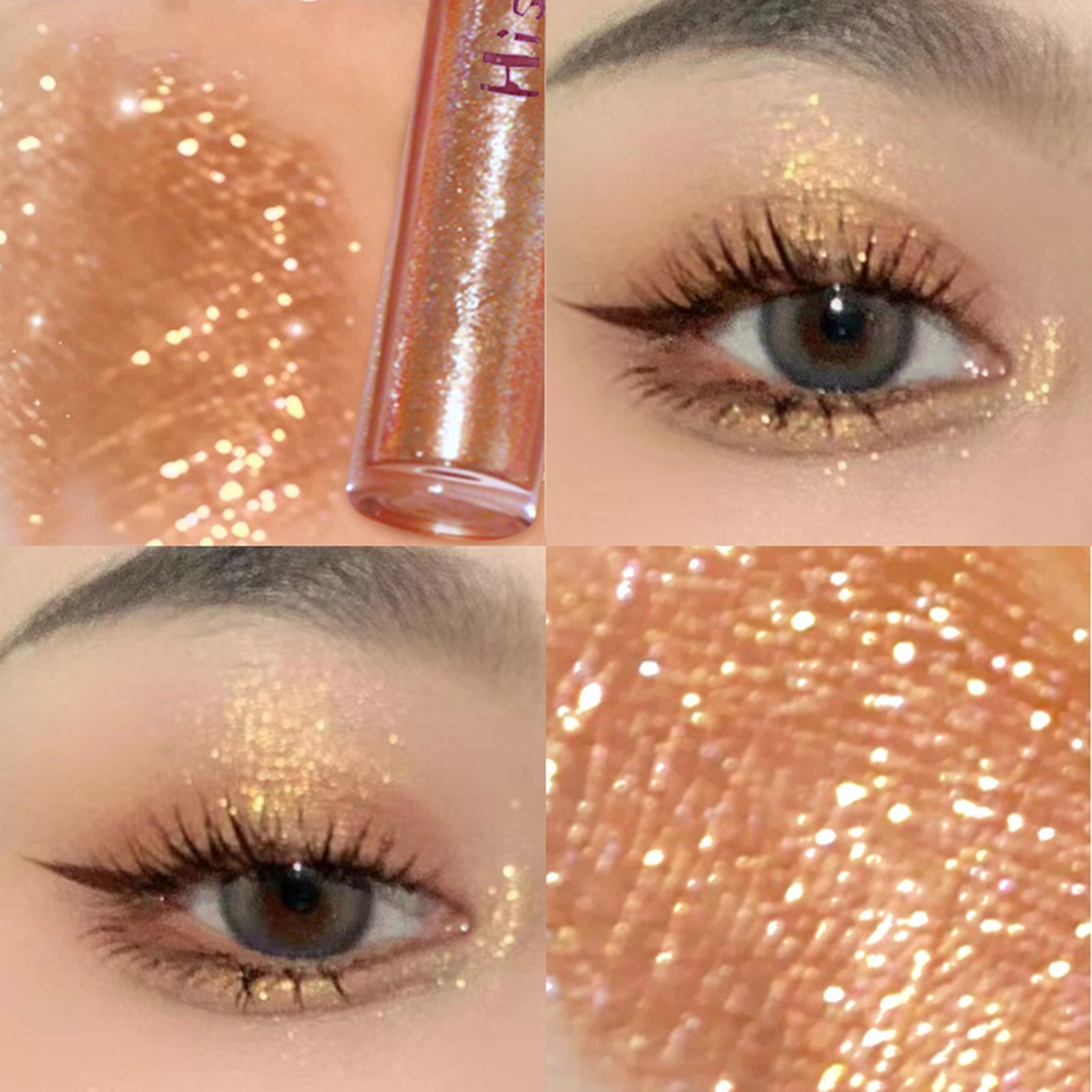 HISYI Liquid Eyeshadow Pearlescent Glitter Fine Lift Lying Silkworm Glitter - Picture 28 of 30