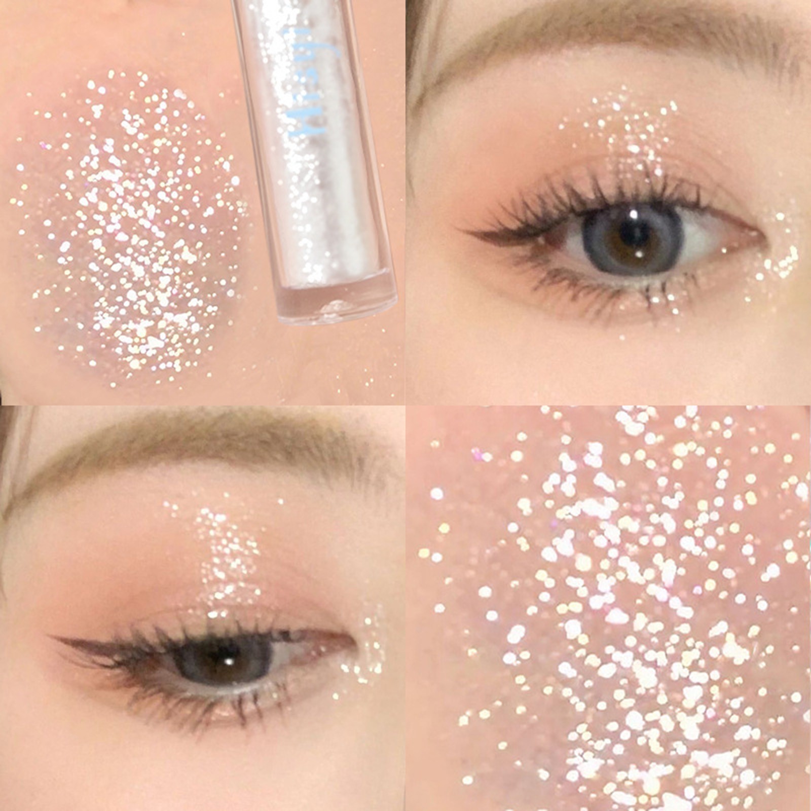 HISYI Liquid Eyeshadow Pearlescent Glitter Fine Lift Lying Silkworm Glitter - Picture 19 of 30