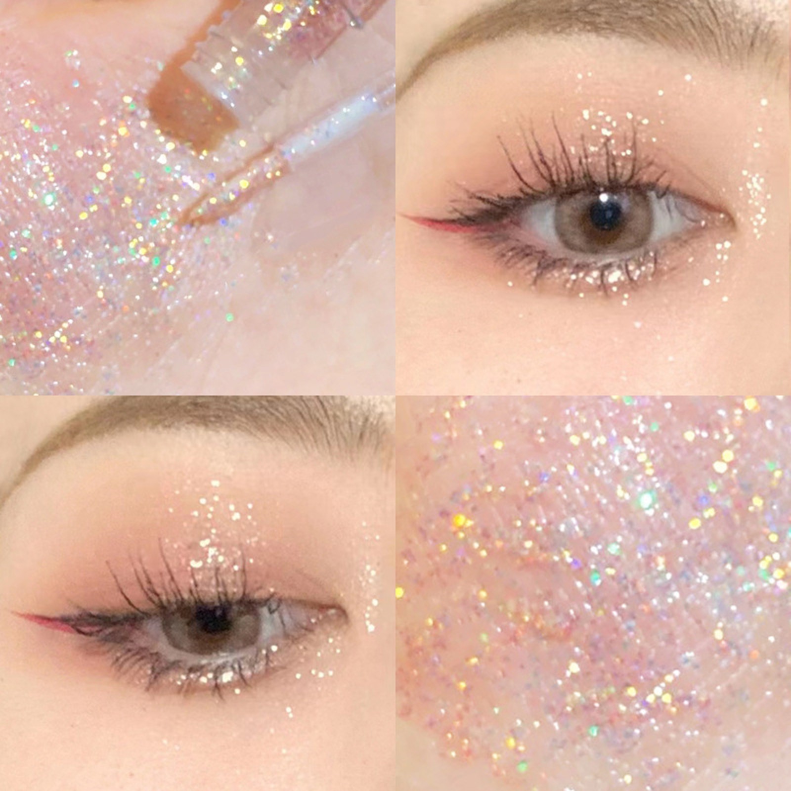 HISYI Liquid Eyeshadow Pearlescent Glitter Fine Lift Lying Silkworm Glitter - Picture 16 of 30