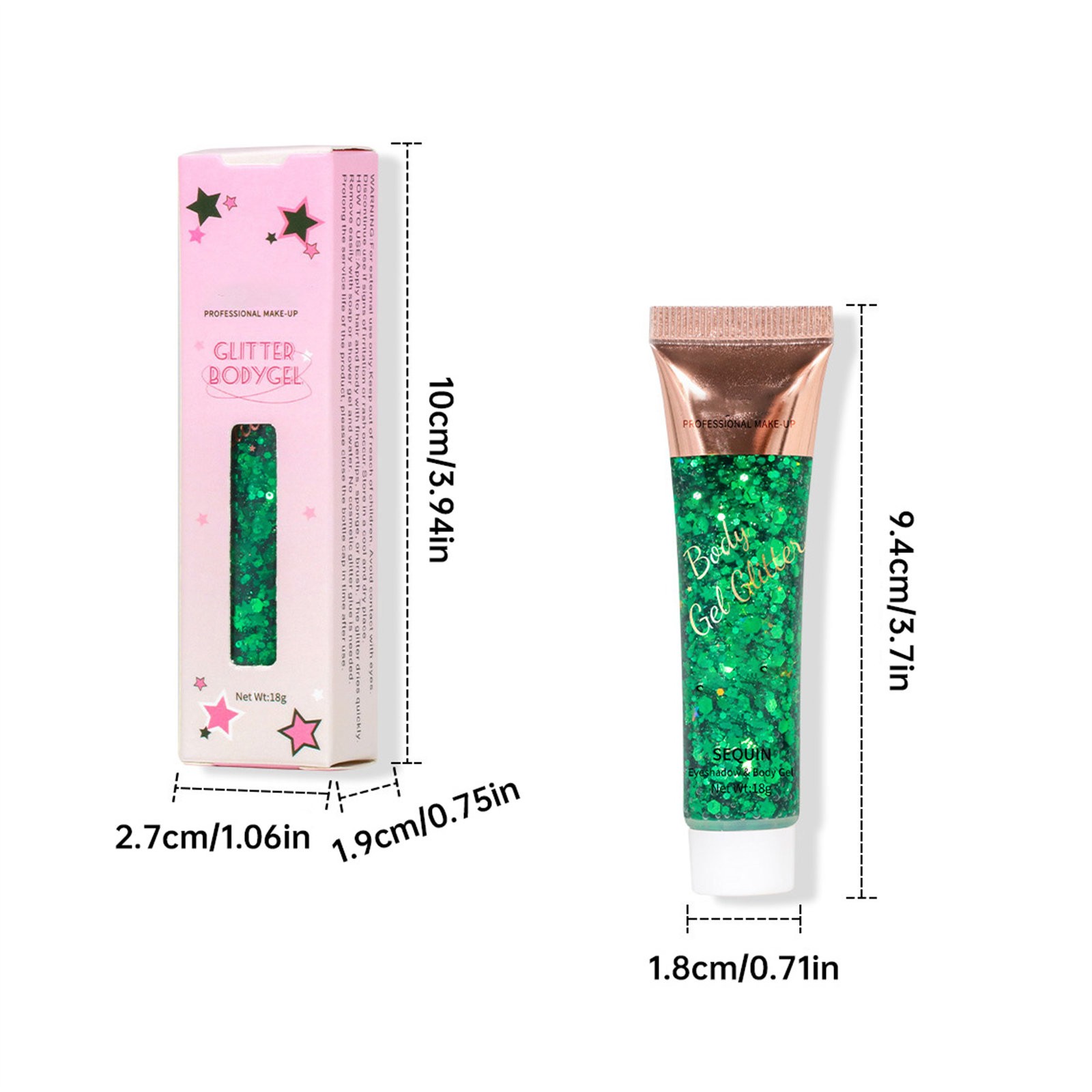 Face Glitters Body Gel Sequins Liquid Eyeshadow Chunky Glitter For Face Hair - Picture 26 of 47
